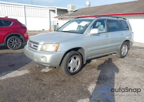 2005 Toyota Highlander Limited V6 from USA, damaged, VIN JTEDP21A250045833